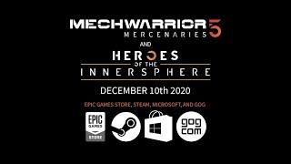 RazerCon 2020 MechWarrior 5 Merc DLC Heroes of the Inner Sphere