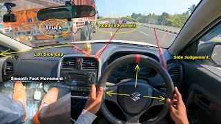 Car Driving Training and Road Side Judgement in Left Side Right Side