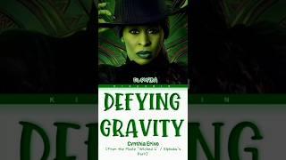 Defying Gravity [Elphaba's part] #wicked #defyinggravity #elphaba