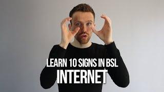 Learn 10 Signs in BSL: Internet (British Sign Language)