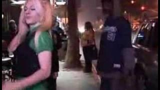 Homeless looking guy hits on Chris Crocker