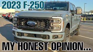 AZURE GRAY 2023 Ford F-250 Lariat Super Duty-Full Review of Dayton's Powerstroke