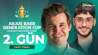 Carlsen vs Aronian! | CCT Julius Baer Generation Cup 2024 | 2. Gün