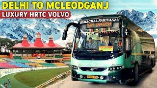 Delhi to McLeodganj in Luxury HRTC Volvo | Shimla-Kangra New Fourlane Update | Himbus