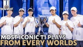 The Most ICONIC Plays From Every #T1 and #SKT Run at #Worlds