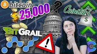 BTC Price Predictions, Is Crypto Dying, Bitgrail Hack, Coinstar & Crypto Legislation!