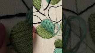 PERFECT SATIN STITCH - Plant Leaves | Embroidery Tutorial for Beginners