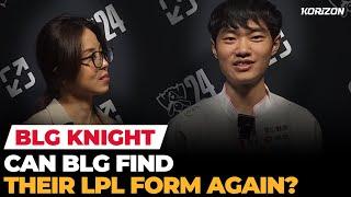 BLG knight "We could beat any team, or lose to any team" | Ashley Kang