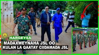 Madaxwaynaha JSL Md Muuse Biixi Cabdi Ayaa Kormeer Ku Tagay Miiska Saraakiisha Ee Magaalada Hargaysa