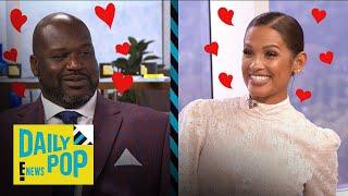 Shaquille O'Neal Shoots His Shot With "Daily Pop" Guest Host Rocsi | Daily Pop | E! News