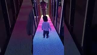 Vihaan walking in multicoloured Frame....video from Bahrain