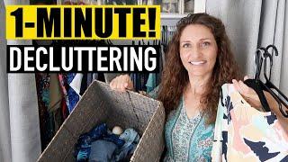 ONE-MINUTE Decluttering Tips For a Tidy Home