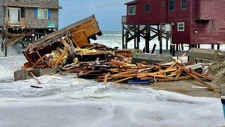 House collapses in North Carolina Outer Banks for 3rd time in a week