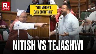 CM Nitish Kumar Tells Tejashwi Yadav: "You Weren’t Even Born Then, So Keep Quiet"