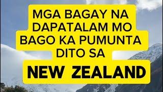 MGA BAGAY NA DAPAT ALAM MO BAGO KA PUMUNTA SA NEW ZEALAND#BuhayNewZealand #PinoyinNZ