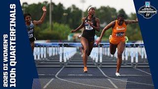 All women's 100 meter hurdles quarterfinals from 2025 NCAA outdoor track and field championships