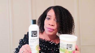 Reviewing Elasta QP Olive Oil & Mango Butter Leave In Conditioner & Gel