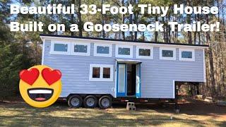 33ft Custom Tiny House Built on a Gooseneck Trailer by Tiny House Chattanooga