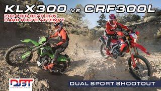 Conquering The Big Bear Run Hard Route | KLX300 vs CRF300L Dual Sport Shootout