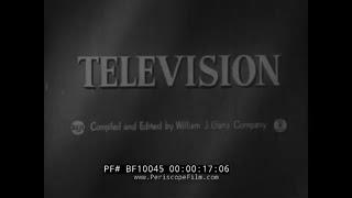 " TELEVISION "  1954 RCA VICTOR TV PROMO w/ DAVID GARROWAY  BF10045
