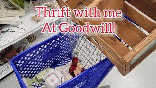 Thrift with me at Goodwill