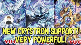NEW CRYSTRON SUPPORT! WHY SO STRONG!?! Yu-Gi-Oh!