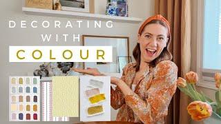 Adding colour to your home | How to decorate with colour | Layering colour in your space