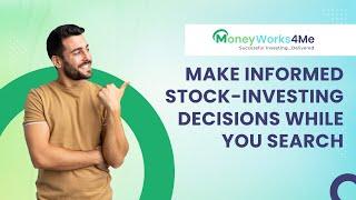 Simplify Your Investment Decisions with MoneyWorks4Me Search Box!