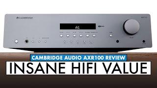 AMPLIFIER UNDER 500!! AXR100 Amplifier Review - Cambridge Audio AXR100