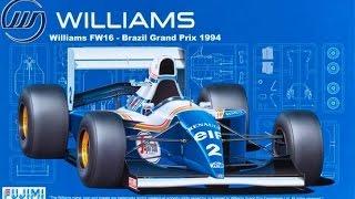 1/20 Fujimi Williams FW.16 and Senna tribute