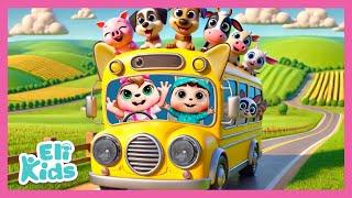 Wheels On The Bus - Animal Sounds | Eli Kids Best Songs & Rhymes