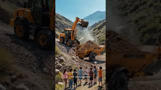 Incredible JCB 3DX Backhoe at Work!  Fun & Educational Video for Kids 