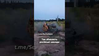  Як працює ППО: відео моменту збивання російського шахеда