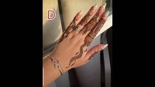 simple and easy mehandi design for hands #mehndi #henna #arabicmehndidesign
