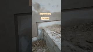 marble skirting 10mm c groove #marble #shortfeed #shortvideoindia #shorts