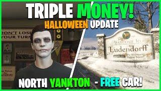 TRIPLE MONEY, NORTH YANKTON, FREE CAR, HALLOWEEN & DISCOUNTS -  GTA ONLINE WEEKLY UPDATE