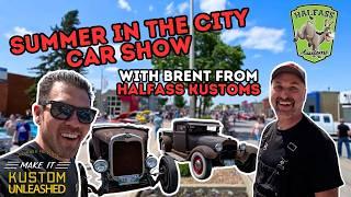 Summer in the City Car Show with Halfass Kustoms!