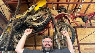 I Bought 3 Old Dirt Bikes Hanging In A Barn Over 30 Years!