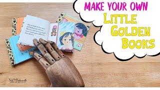 MAKE YOUR OWN LITTLE GOLDEN BOOKS   TUTORIAL