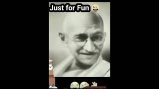 ##Wow Gandhi ji is singing ##just for fun##piyush tricks expert ##