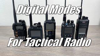 Digital Modes for Tactical Radio