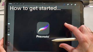 How to get started in procreate