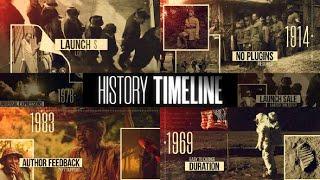 Events - Cinematic History Timeline (After Effects Template)  AE Templates