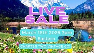 LIVE Vintage Sale! With Your FAVORITE Pair ;-)