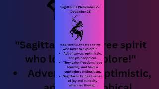 Sagittarius Personality Traits  #astroshastra #zodiac #shortsfeed#sunsigns #sagittarius