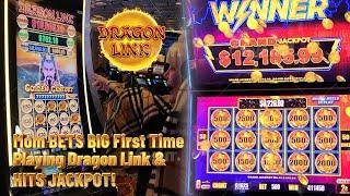 Mom Wins Turning Stone Casino Slot Jackpot on BIG BET / Dragon Cash Slot- Turningstone  NY