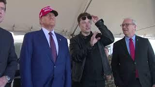 Trump, Musk meet ahead of SpaceX's Starship lift off from Texas | Latest News | NTV Global