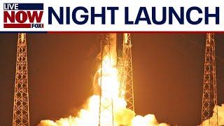 SpaceX Launch: Falcon 9 rocket carrying Starlink satellites into orbit