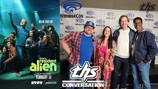 RESIDENT ALIEN: Chris Sheridan, Sara Tomko, & Corey Reynolds | Wondercon 2024