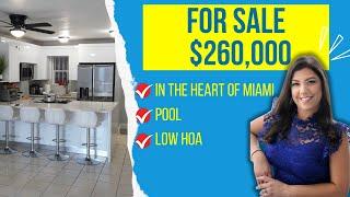 For Sale | Virtual Tour: Remodeled 2BR Miami Apartment with Pool & Parking | Priced at $260,000